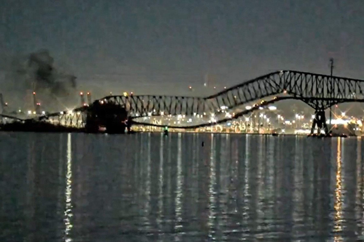Βίντεο σοκ από Βαλτιμόρη - Πλοίο έπεσε στη γέφυρα Francis Scott Key προκαλώντας την κατάρρευσή της