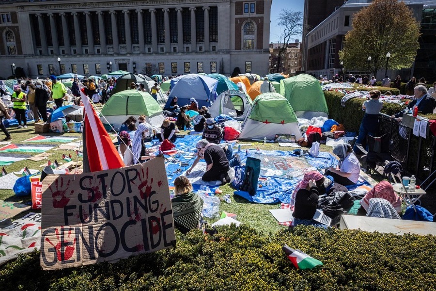 Το πανεπιστήμιο Κολούμπια προειδοποιεί τους φιλοπαλαιστίνιους φοιτητές: «Διαλυθείτε οικειοθελώς…»