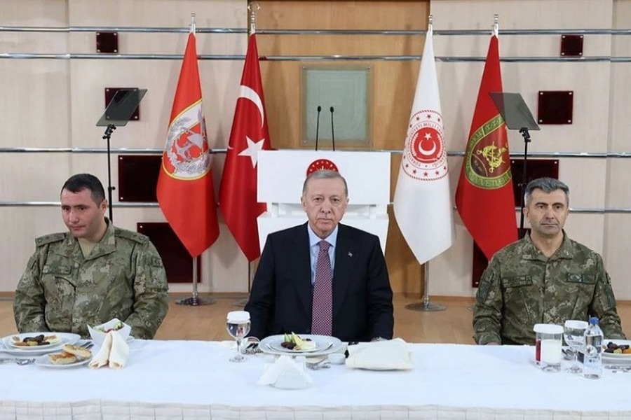 Eρντογάν σε Τούρκους στρατιώτες: Αν είχαμε πιέσει προς το νότο η Κύπρος θα ήταν εντελώς δική μας
