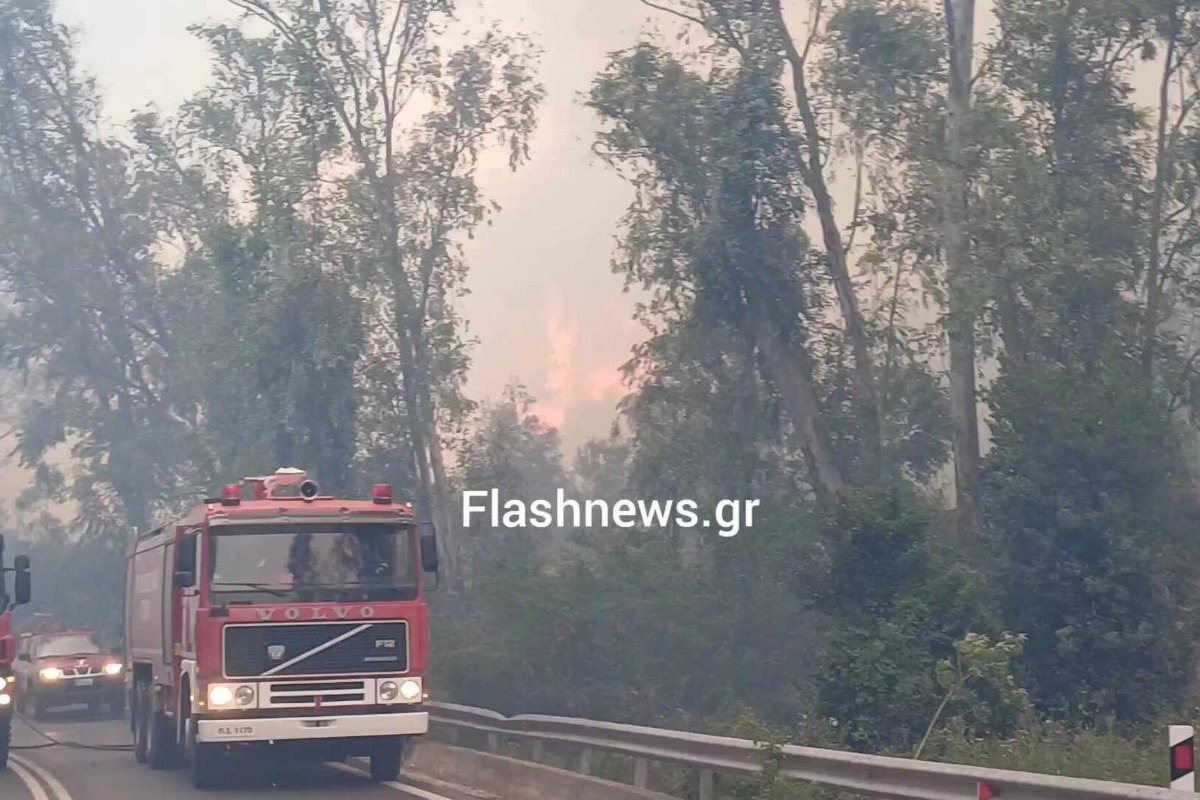 Φωτιά στον Ναύσταθμο Κρήτης: Οι φλόγες πλησιάζουν στα σπίτια - Μήνυμα από το 112 για εκκένωση