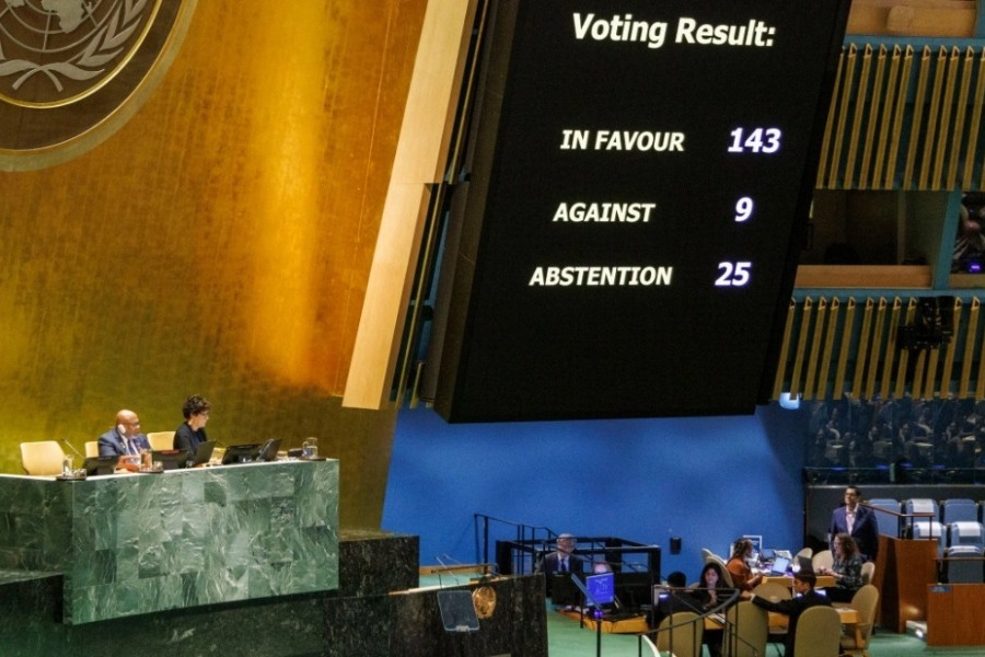 «Ναι» στο αίτημα των Παλαιστινίων για ένταξη στον ΟΗΕ λέει η Γενική Συνέλευση του Οργανισμού: Η αντίδραση του Ισραήλ