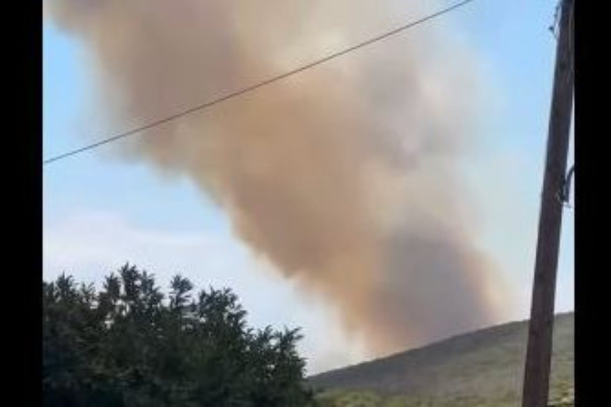 Φωτιά τώρα στην Αγιά Λάρισας - Μήνυμα 112 προς τους κατοίκους