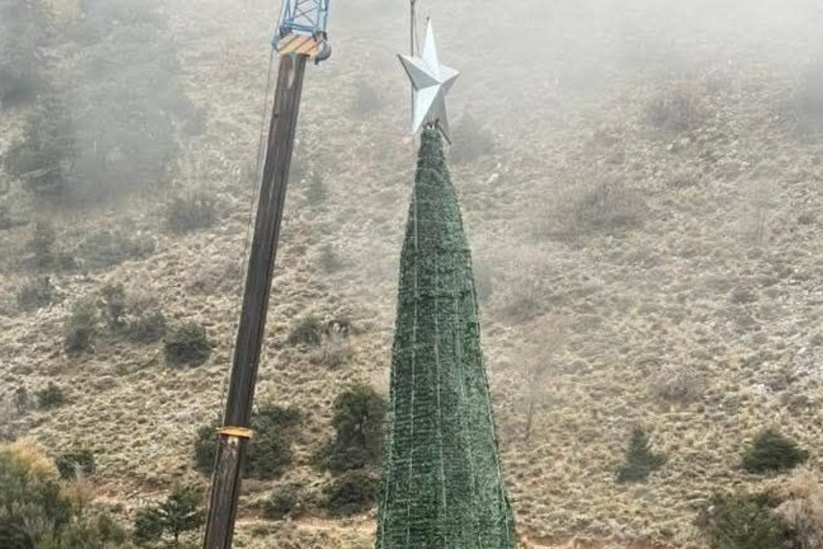 Φωταγωγείται σήμερα το μεγαλύτερο χριστουγεννιάτικο δέντρο της Ευρώπης - Δε φαντάζεσαι που βρίσκεται