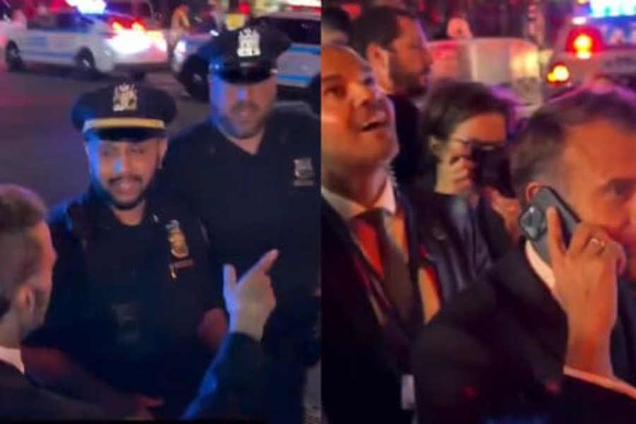 Ο Μακρόν κόλλησε στην κίνηση για να περάσει ο Τραμπ: «Όλα είναι μπλοκαρισμένα κύριε πρόεδρε!»