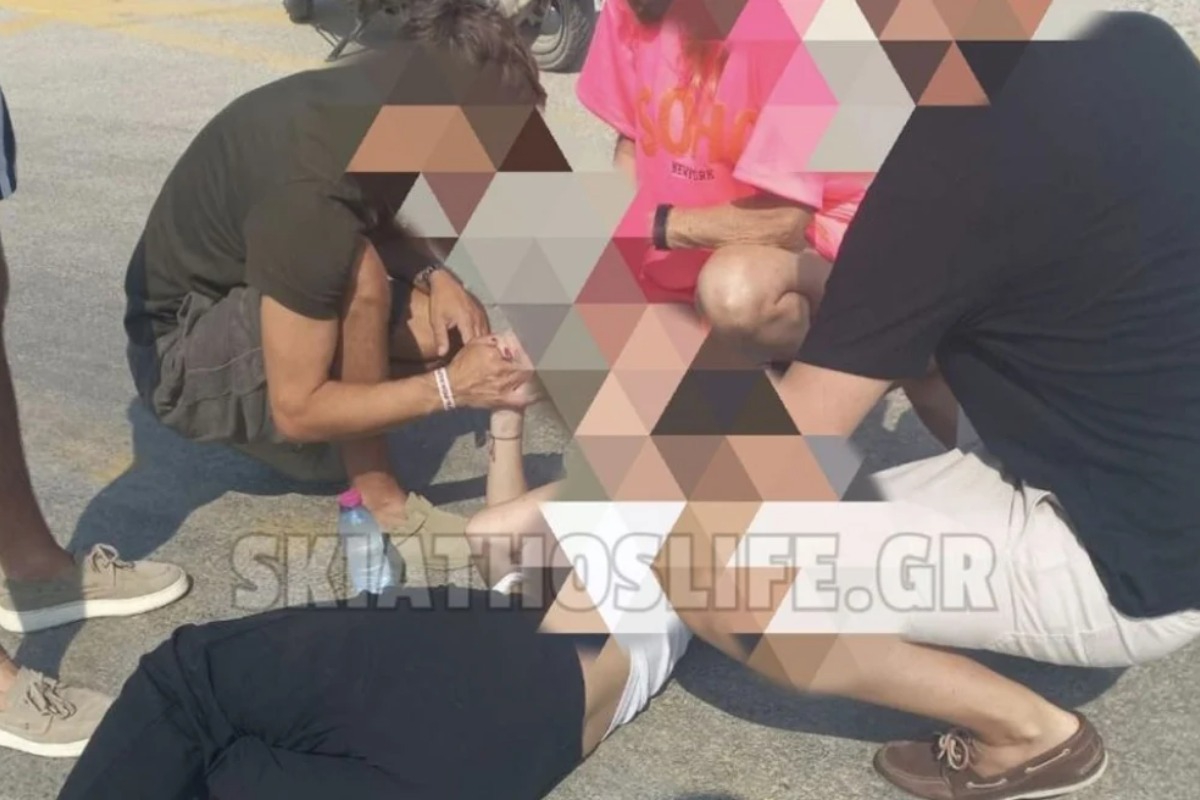 Σκιάθος: Γυναίκα παρασύρθηκε από τα αέρια αεροπλάνου που απογειωνόταν – Δείτε βίντεο