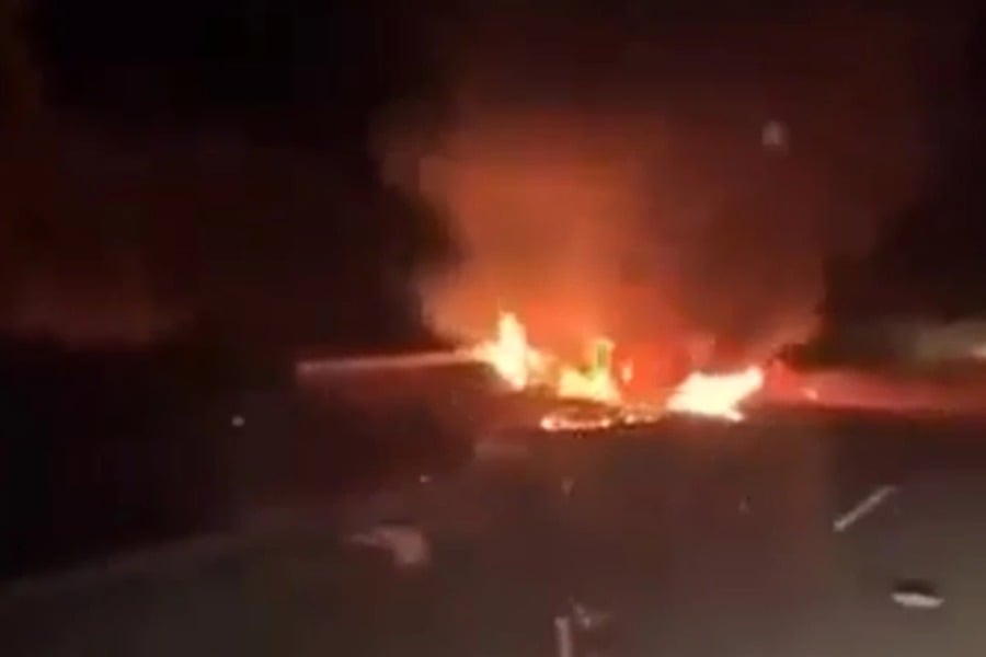 Ανατριχιαστικό βίντεο δευτερόλεπτα μετά το δυστύχημα του Ντιόγκο Ζότα: Τυλιγμένη στις φλόγες η Λαμποργκίνι του