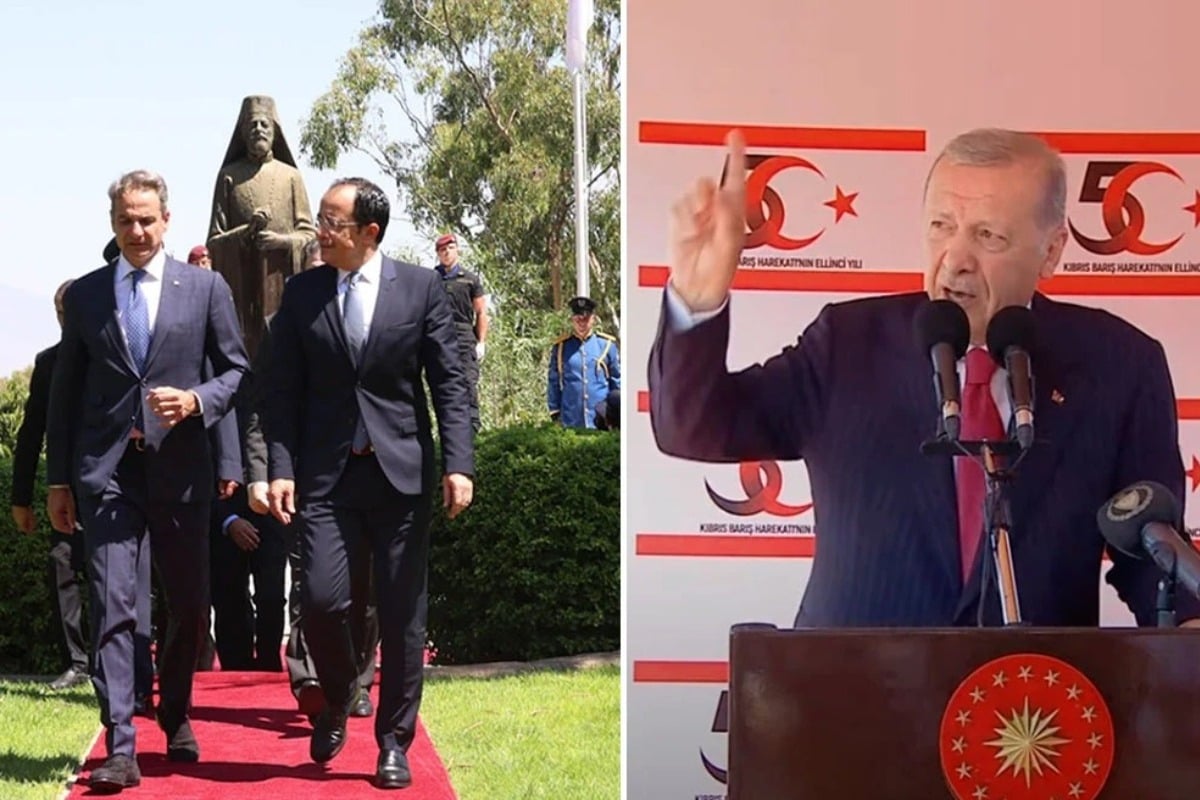 Η 50ή επέτειος της τουρκικής εισβολής στην Κύπρο: Τα τερτίπια Ερντογάν και το μήνυμα Μητσοτάκη