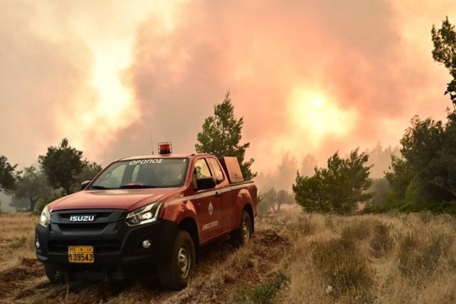 Ανεξέλεγκτη η φωτιά στον Ωρωπό: Οι φλόγες πολιορκούν το Ασπροχώρι