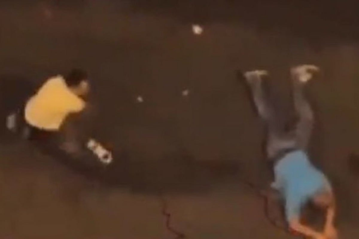 Η σοκαριστική φωτογραφία του άνδρα που χτύπησε στο κεφάλι με μπουκάλι ο Καρλίκ Τζόουνς της Παρτίζαν