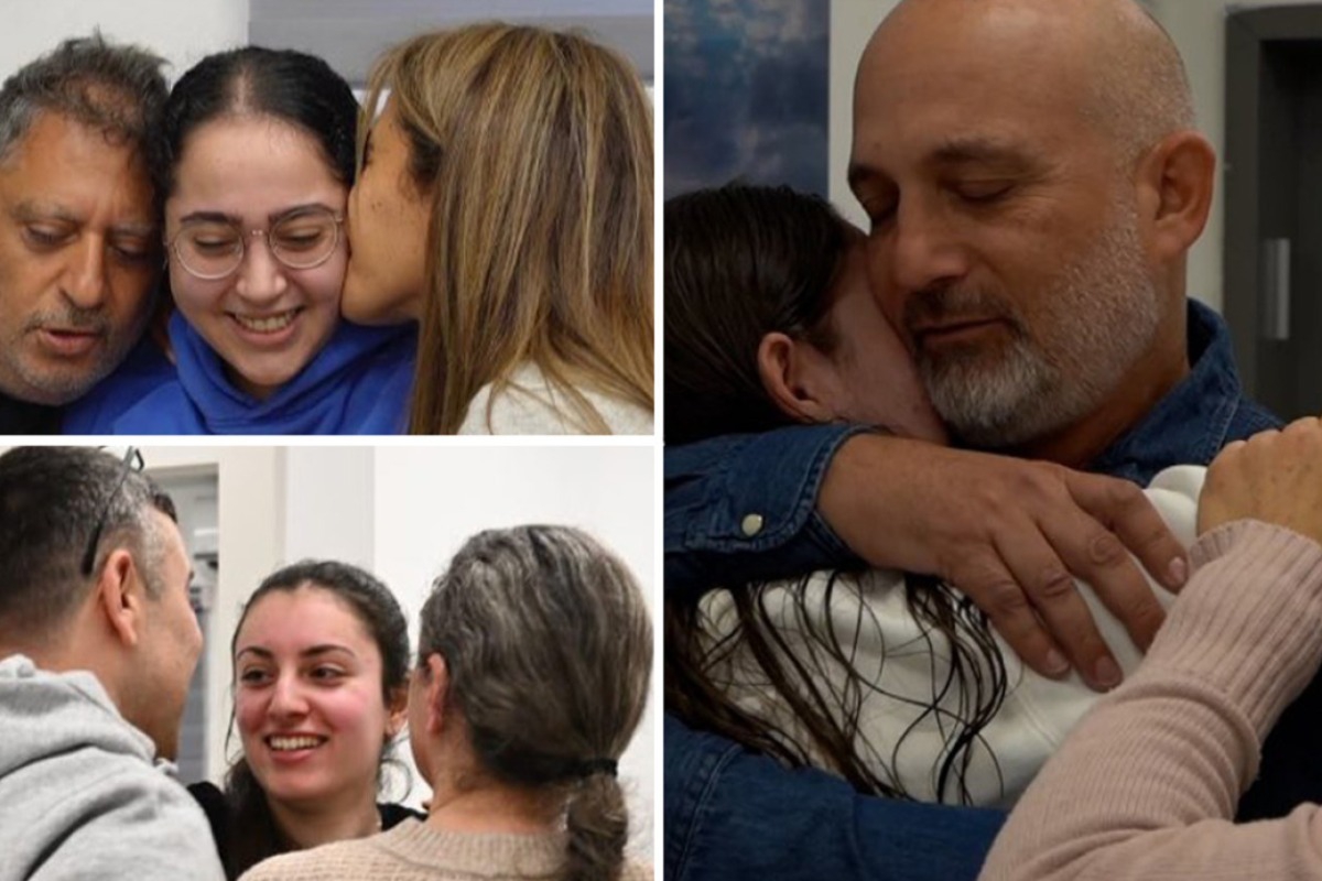 Οι συγκινητικές στιγμές της επανένωσης των τεσσάρων Ισραηλινών ομήρων με τις οικογένειες τους - Δείτε βίντεο