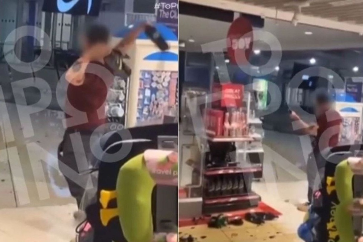 Επιβάτης σε αμόκ στο αεροδρόμιο «Ελ. Βενιζέλος»: Τα έκανε «γυαλιά-καρφιά» επειδή δεν έφυγε η πτήση