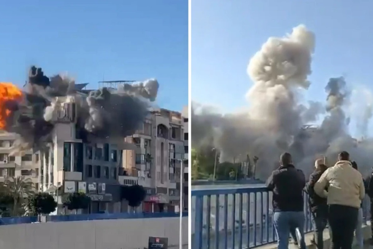 Τρομακτικό βίντεο από τον βομβαρδισμό του Ισραήλ στα νότια προάστια της Βηρυτού: Κτίριο γίνεται κομμάτια σε δευτερόλεπτα