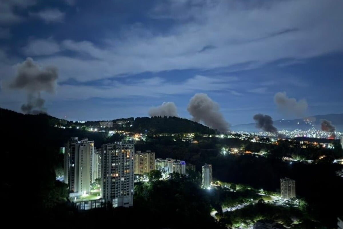 Εκρήξεις και σειρήνες αεροπορικού συναγερμού στο Καράκας της Βενεζουέλας