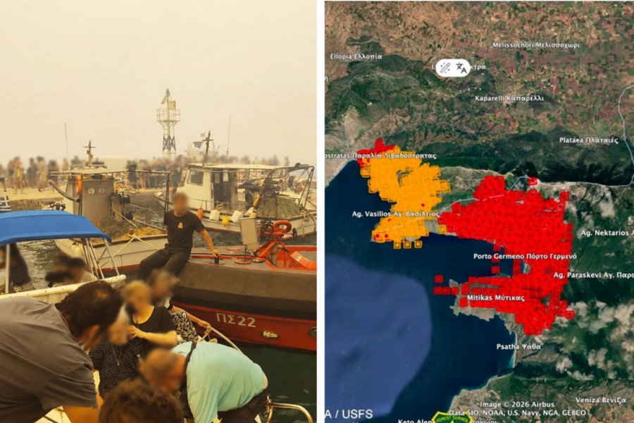 Δορυφορική εικόνα NASA αποκαλύπτει την έκταση της καταστροφής στη Βοιωτία: 40.000-50.000 καμένα στρέμματα