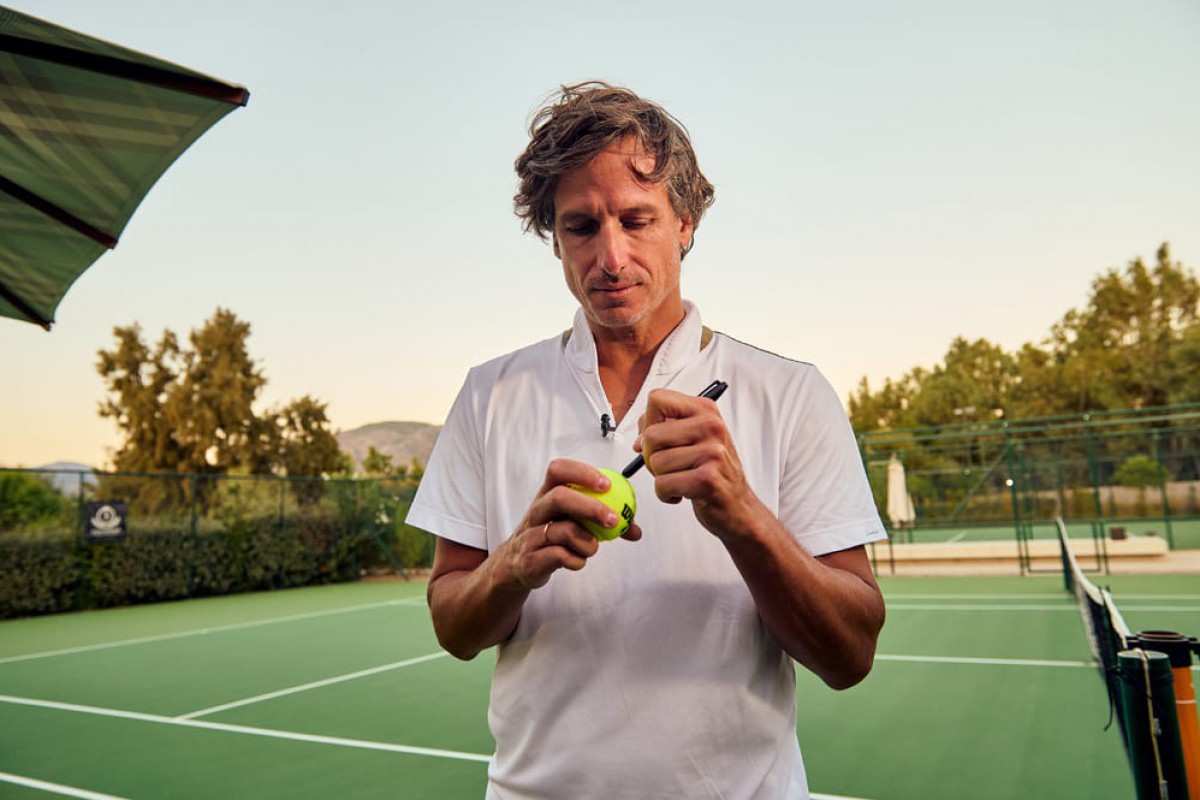 Ο Feliciano Lopez στο One&Only Aesthesis για το 3ο Tennis Icons Series