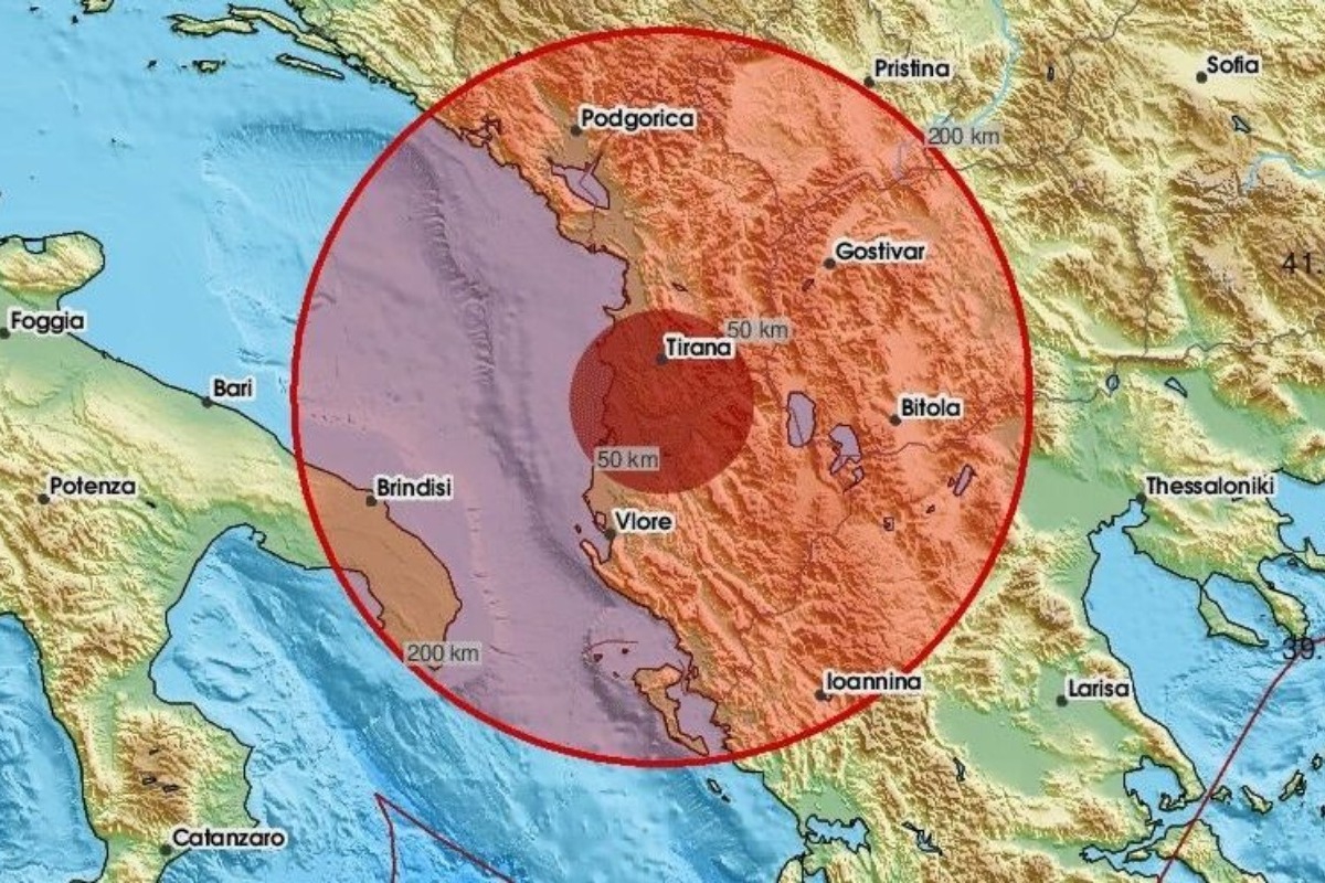 Σεισμός 4,2 Ρίχτερ στην Αλβανία - Αισθητός στην Ελλάδα