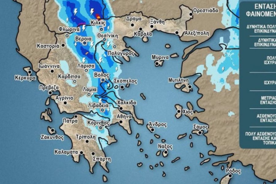 Καιρός – Αρναούτογλου: Μπόρες και καταιγίδες απόψε, ποιες περιοχές θα επηρεαστούν
