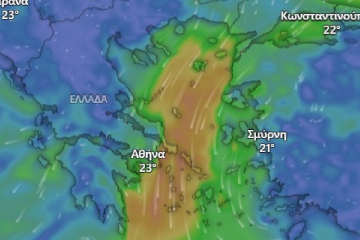 Μαρουσάκης: Ασταμάτητα μποφόρ έως την Κυριακή - Πότε θα υποχωρήσουν τα μελτέμια