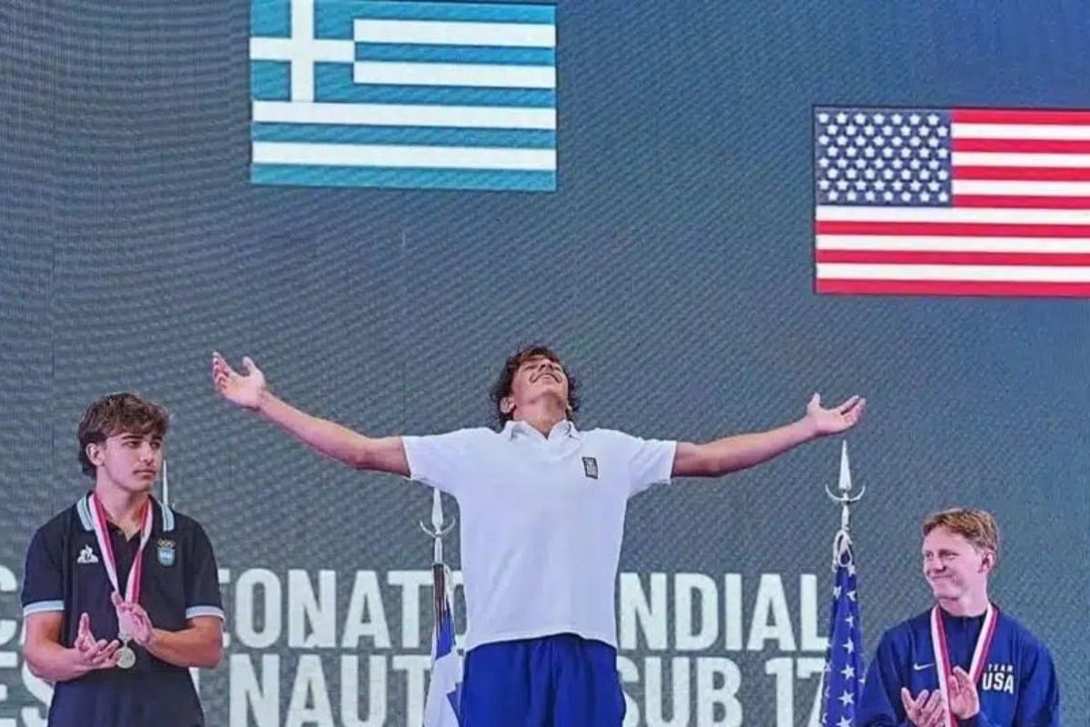 Γιάννης Κουσαθανάς: Στέφθηκε παγκόσμιος πρωταθλητής στο θαλάσσιο σκι