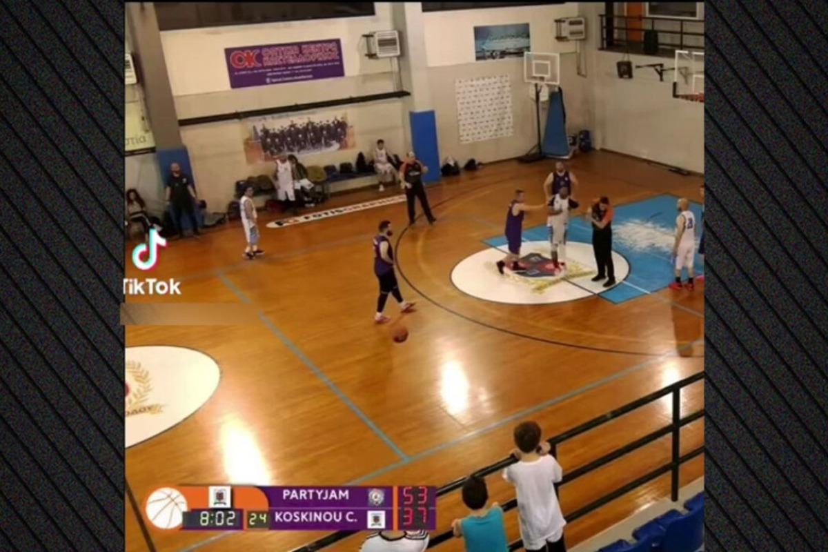 Αγρια επίθεση σε διαιτητή στη Ρόδο: Παίκτης σε τουρνουά μπάσκετ τον γρονθοκόπησε μετά από τεχνική ποινή