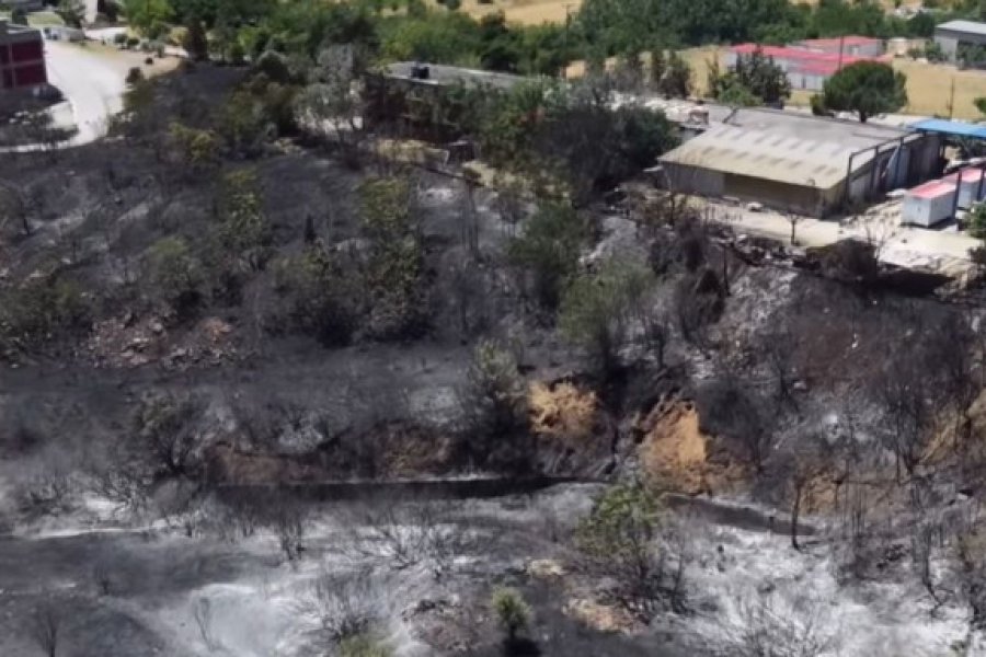 Θεσσαλονίκη: Συγκλονιστικό βίντεο - drone από τις καμένες εκτάσεις σε Ωραιόκαστρο και Φιλοθέη