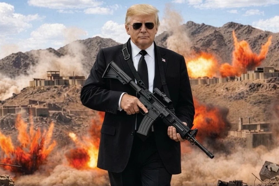Η ανάρτηση Τραμπ με το όπλο στο χέρι: «Τέρμα ο καλός κύριος!»