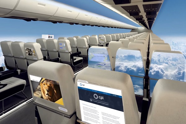 Έρχονται τα αεροπλάνα χωρίς παράθυρα 