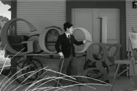 Charlie Chaplin Google Doodle 
