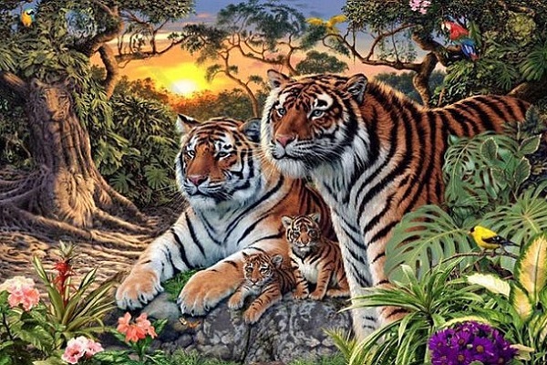 Εσείς πόσες τίγρεις βλέπετε σε αυτή την αφίσα;