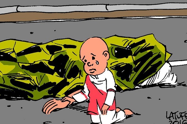 Το σκίτσο της ημέρας για την τρομοκρατική επίθεση στη Νίκαια